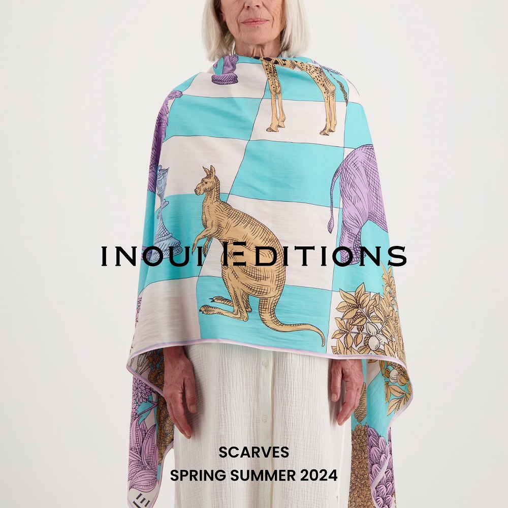 スカーフ アッシュペーフランス INOUI EDITIONS SCARVES SPRING SUMMER 2024｜H.P.FRANCE公式サイト